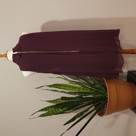 NWT Vince Camuto Sleeveless Overlay Sheath - Picture 4 of 6